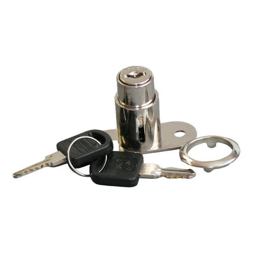 Nickel plated Push plunger locks for sliding glass doors 