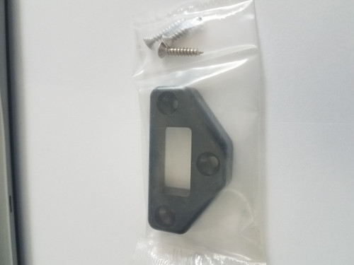 ABS-Plastic Strike plate with screws