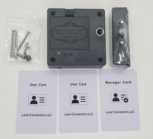 Hidden / Invisible RFID cabinet lock with Key Fob - Lock Connection®, LLC
