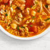 Hearty, zesty, and deeply satisfying, it’s made from all dry ingredients—including tender dehydrated chickpeas and a vibrant saffron rice blend with jasmine rice, paprika, turmeric, and real saffron.