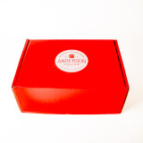 Vegetarian Soups Gift Box closed, showcasing vibrant packaging perfect for a wholesome, meat-free meal selection