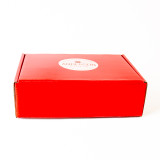 Cozy Collection Gift Box closed, featuring warm, inviting packaging perfect for gifting a selection of hearty soups and treats