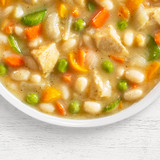 With a wholesome blend of carrots, peas, potatoes, and white beans, this dry soup mix delivers all the thick, rich goodness of a classic chicken pot pie—no crust required.