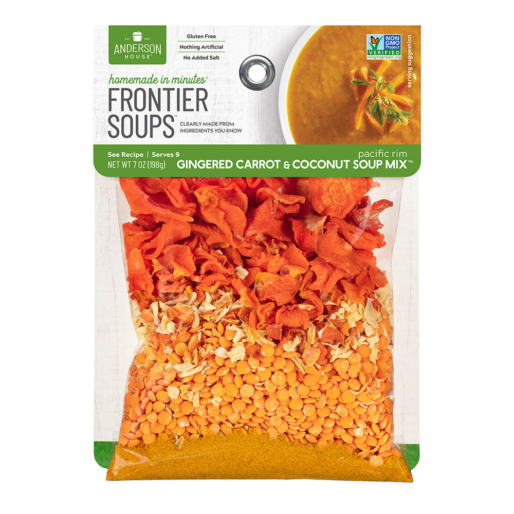 Pacific Rim Gingered Carrot & Coconut Soup Anderson House Anderson House