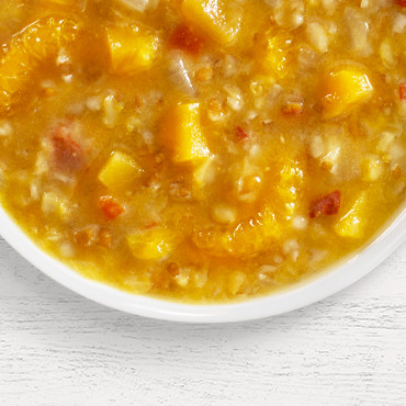 This hearty dry soup mix combines red lentils with a gentle blend of warm spices, creating a comforting, mildly sweet base that’s perfect for sweater weather.