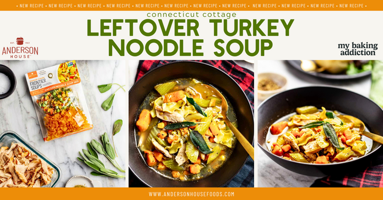 Leftover Turkey Noodle Soup and 8 Easy Recipes Using Leftover Turkey
