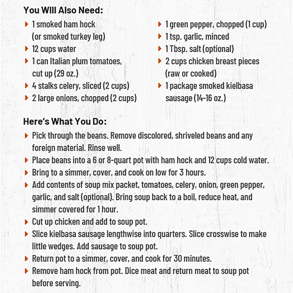 Minnesota Heartland Eleven Bean Soup Anderson House Anderson House