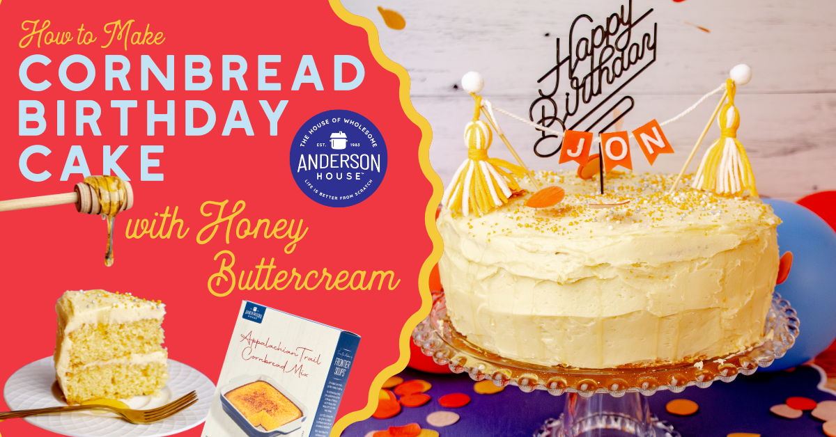 We Turned Our Cornbread Into Birthday Cake (And It Worked) - Anderson ...