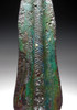 NE136 - ANCIENT NEAR EASTERN BRONZE SHOULDERED 6.4 INCH CAVALRY JAVELIN HEAD WITH INCISED DECORATIONS