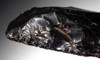 PC211 - EXTREMELY LARGE MUSEUM GRADE AZTEC OBSIDIAN UNIFACIAL BLADE SCRAPER