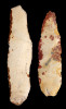 N164 - FINEST PAIR OF COLORFUL UNBROKEN LONG FLINT DANISH NEOLITHIC STONE KNIFE BLADES