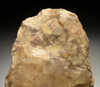M362 - RARE MOUSTERIAN CLEAVER HAND AXE FROM AFRICA IN UNUSUAL PORPHYRIC FLINT