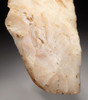 PC253 - MUSEUM-CLASS UNBROKEN AZTEC PRE-COLUMBIAN SACRIFICAL BIFACIAL DAGGER IN RARE WHITE FLINT