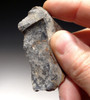 M377 - FINEST RARE DOUBLE NEANDERTHAL MOUSTERIAN FLINT SAW DENTICULATE TOOL FROM FRANCE