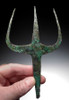 NE168 - ULTRA RARE ANCIENT BRONZE NEAR EASTERN LURISTAN TRIDENT SPEAR SET