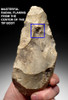 M380 - FINEST INVESTMENT GRADE MICOQUIEN NEANDERTHAL FLINT HAND AXE FROM FRANCE - OUR LARGEST AND FINEST EUROPEAN EXAMPLE EVER OFFERED