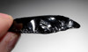 VERY ROBUST WELL-MADE PRE-COLUMBIAN OBSIDIAN ATLATL HEAD PROJECTILE POINT DESIGNED FOR PENETRATION FROM THE HEFLIN COLLECTION * PC267