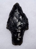 WELL-MADE PRE-COLUMBIAN OBSIDIAN ATLATL SPEARHEAD FROM THE HEFLIN COLLECTION * PC270