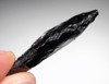 WELL-MADE PRE-COLUMBIAN OBSIDIAN ATLATL SPEARHEAD FROM THE HEFLIN COLLECTION * PC270