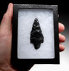LARGE CHOICE PRE-COLUMBIAN BIFACIAL OBSIDIAN ELONGATE ATLATL POINT FROM THE HEFLIN COLLECTION * PC269