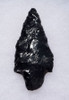 LARGE CHOICE PRE-COLUMBIAN BIFACIAL OBSIDIAN ELONGATE ATLATL POINT FROM THE HEFLIN COLLECTION * PC269