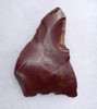NEANDERTHAL MOUSTERIAN BACKED KNIFE STONE TOOL IN RARE WINE RED JASPER FROM FONTMAURE FRANCE *M405