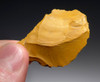 BRIGHT GOLDEN JASPER NEANDERTHAL MOUSTERIAN FLAKE STONE TOOL FROM FONTMAURE FRANCE *M407