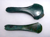 PAIR OF EARLY ANCIENT CELTIC BRONZE CAST WAR AXES WITH EVIDENCE OF USE *CEL006