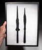 RARE MATCHED PAIR OF ANCIENT ROMAN BYZANTINE CAVALRY ARMOR-PIERCING LANCE SPEARHEADS *BYZR019