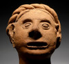 AZTEC MOTHER GODDESS TONANTZIN STATUE HEAD POSSIBLY "CHRISTIANIZED" IN EARLY SPANISH CONTACT *PC129