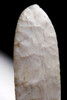 MUSEUM-CLASS UNBROKEN AZTEC PRE-COLUMBIAN SACRIFICAL BIFACIAL DAGGER IN RARE WHITE CHERT *PC287