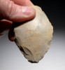 CHOICE NEANDERTHAL MOUSTERIAN FLINT BIFACE HAND AXE FROM NORMANDY FRANCE *M500