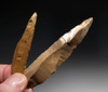TWO FINEST EGYPTIAN NEOLITHIC PREDYNASTIC FLINT KNIVES  *CAP245