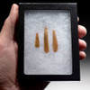 THREE VERY RARE MIDDLE EASTERN NEOLITHIC FLINT MICROBLADES FROM JORDAN  *N182