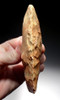 STUNNING SALMON RED AND WHITE PRESTIGE CAPSIAN AFRICAN NEOLITHIC CELT WAR AXE  *CAP247