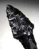 LARGE PRE-COLUMBIAN OBSIDIAN ATLATL SPEARHEAD  *PC305