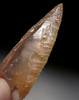 BEST OF THE BEST CAPSIAN AFRICAN NEOLITHIC SUPER THIN UNIFACIAL DELTA BARBED ARROWHEAD  *CAP257