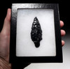 SUPREME LARGE PRE-COLUMBIAN OBSIDIAN ATLATL PROJECTLE SPEARHEAD  * PC319