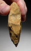 INVESTMENT-CLASS YELLOW FLINT NEANDERTHAL MOUSTERIAN HAND AXE FROM FRANCE  *M413