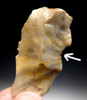 BEAUTIFUL BANDED DANISH NEOLITHIC NOTCH SCRAPER FLAKE TOOL FROM THE FUNNEL-NECKED BEAKER CULTURE  *N193