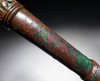 FINEST ANCIENT BRONZE LURISTAN WAR MACE CUDGEL WITH HERRINGBONE DESIGN  *LUR175