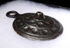 RARE SPECTACULAR CAST BRONZE ANCIENT SHIELD PENDANT FROM THE SAKA SCYTHIANS  *LUR187