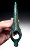 ANCIENT BRONZE BATTLE AXE WITH INCREDIBLE PATINA FROM NEAR EASTERN LURISTAN  *LUR195