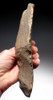 INTELLIGENT DESIGN LARGE PREHISTORIC STONE AGE ACHEULEAN KNIFE MADE BY HOMO ERGASTER  *ACH418