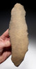 INTELLIGENT DESIGN LARGE PREHISTORIC STONE AGE ACHEULEAN KNIFE MADE BY HOMO ERGASTER  *ACH418
