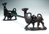 MUSEUM-CLASS ANCIENT CHARIOT LURISTAN BRONZE HORSE BIT WITH IBEX CHEEK-PIECES  *LUR196