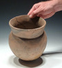 LARGE EUROPEAN BRONZE AGE CERAMIC PRIMARY BURIAL URN FROM THE URNFIELD LUSATIAN CULTURE  *UP001