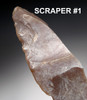 THREE CHOICE AFRICAN NEOLITHIC FLINT FLAKE TOOLS FROM THE CAPSIAN CULTURE  *CAP267