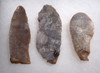 THREE CHOICE AFRICAN NEOLITHIC FLINT FLAKE TOOLS FROM THE CAPSIAN CULTURE  *CAP267