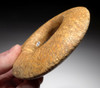 SCARCE UNBROKEN STONE RING MACE HEAD OF THE CAPSIAN AFRICAN NEOLITHIC  *CAP289